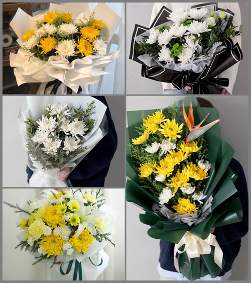 四川成都邛崃市南宝山镇桃花社区白事花束代送